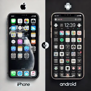 iPhones and Android