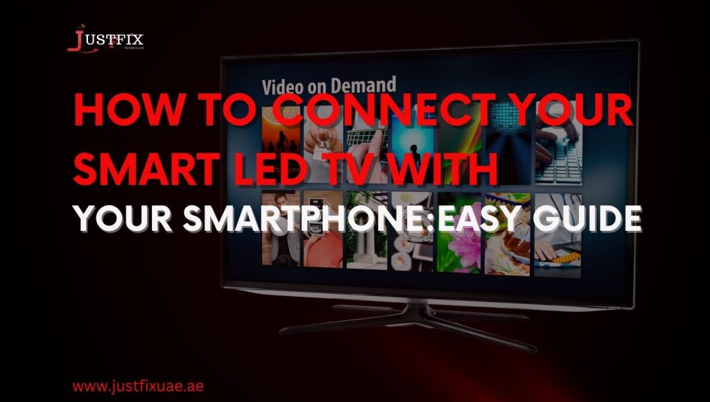 how connect smart led tv with smartphone